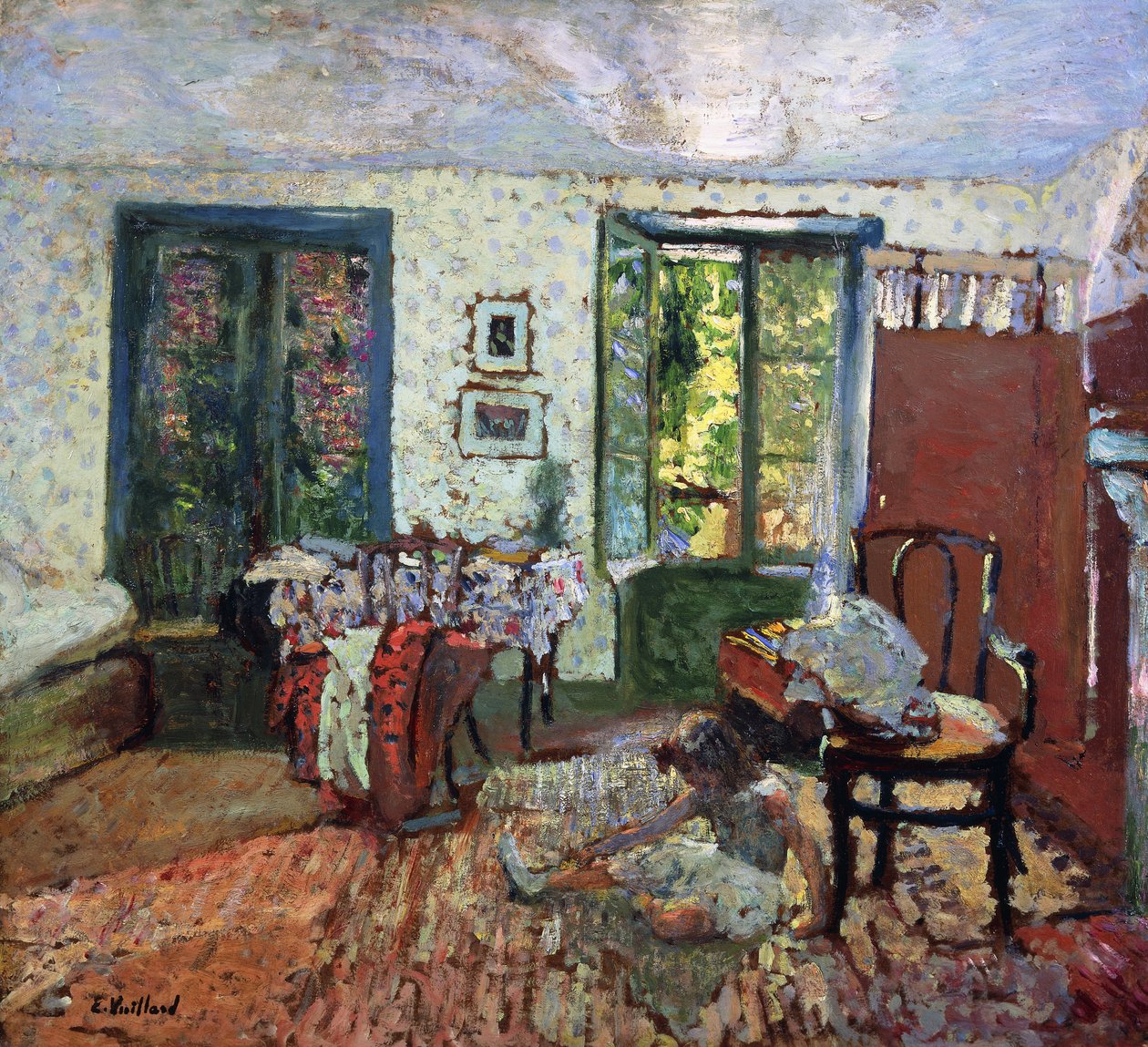 Annette in een interieur, c.1903 door Edouard Vuillard