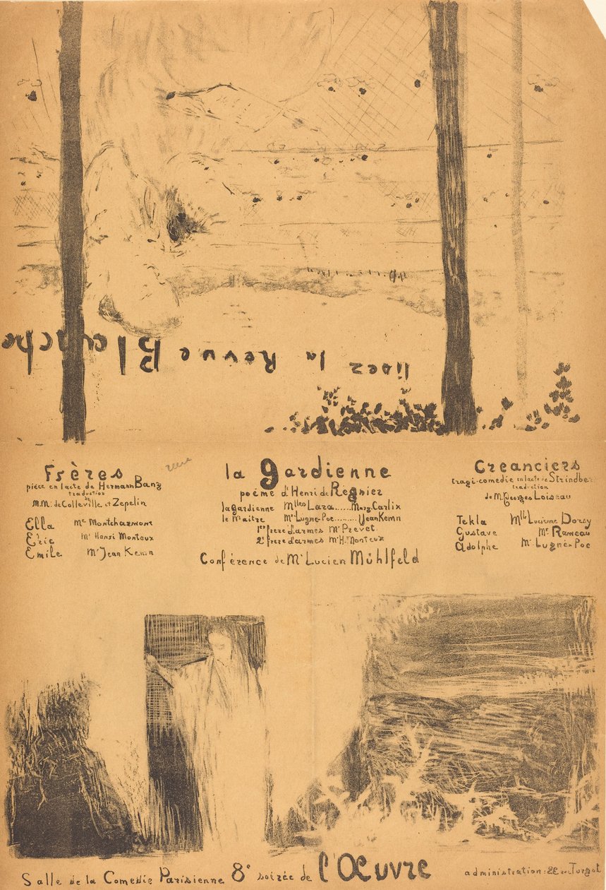 Brüder; Die Wächterin; Gläubiger door Edouard Vuillard