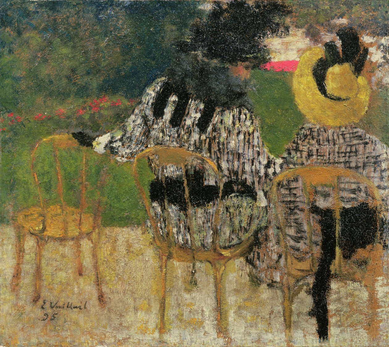 In de Tuilerieën Tuinen door Edouard Vuillard