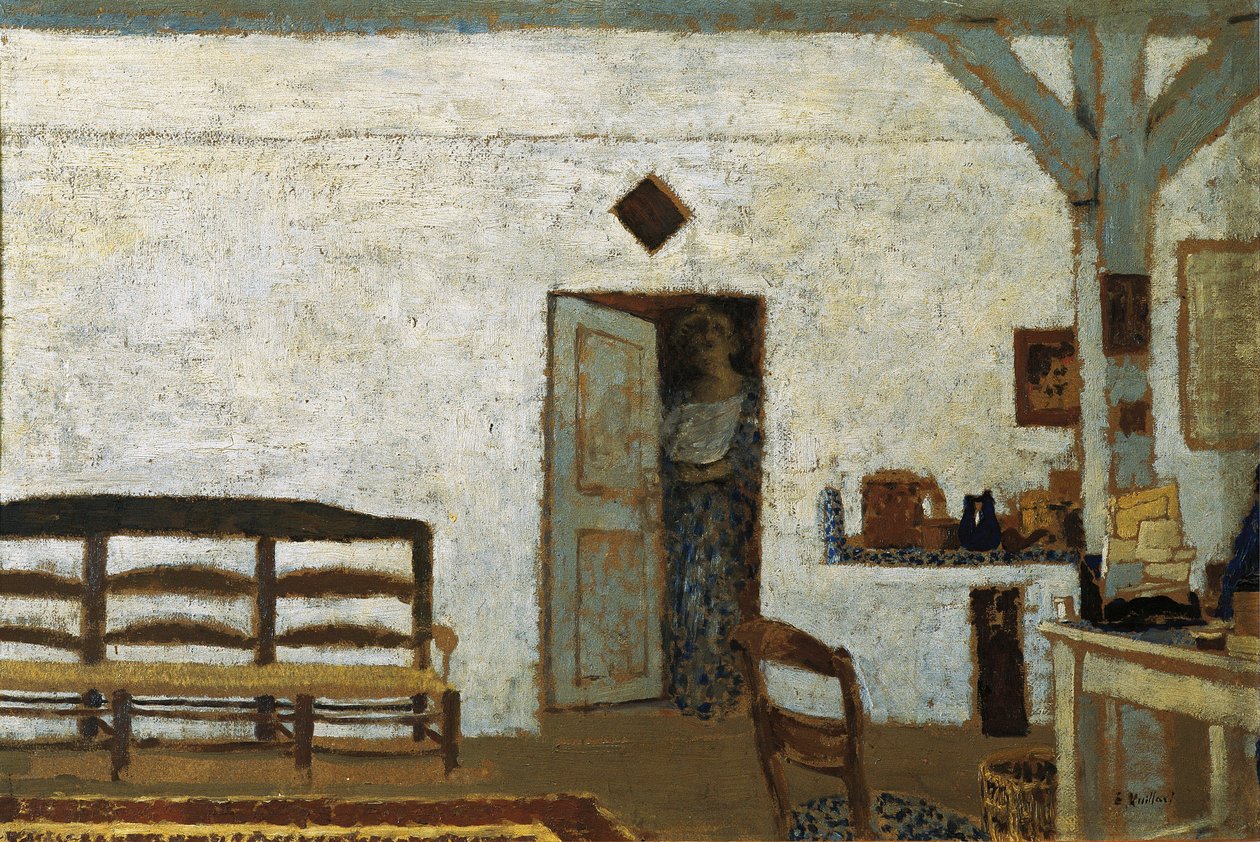 Misia in Villeneuve-sur-Yonne door Edouard Vuillard