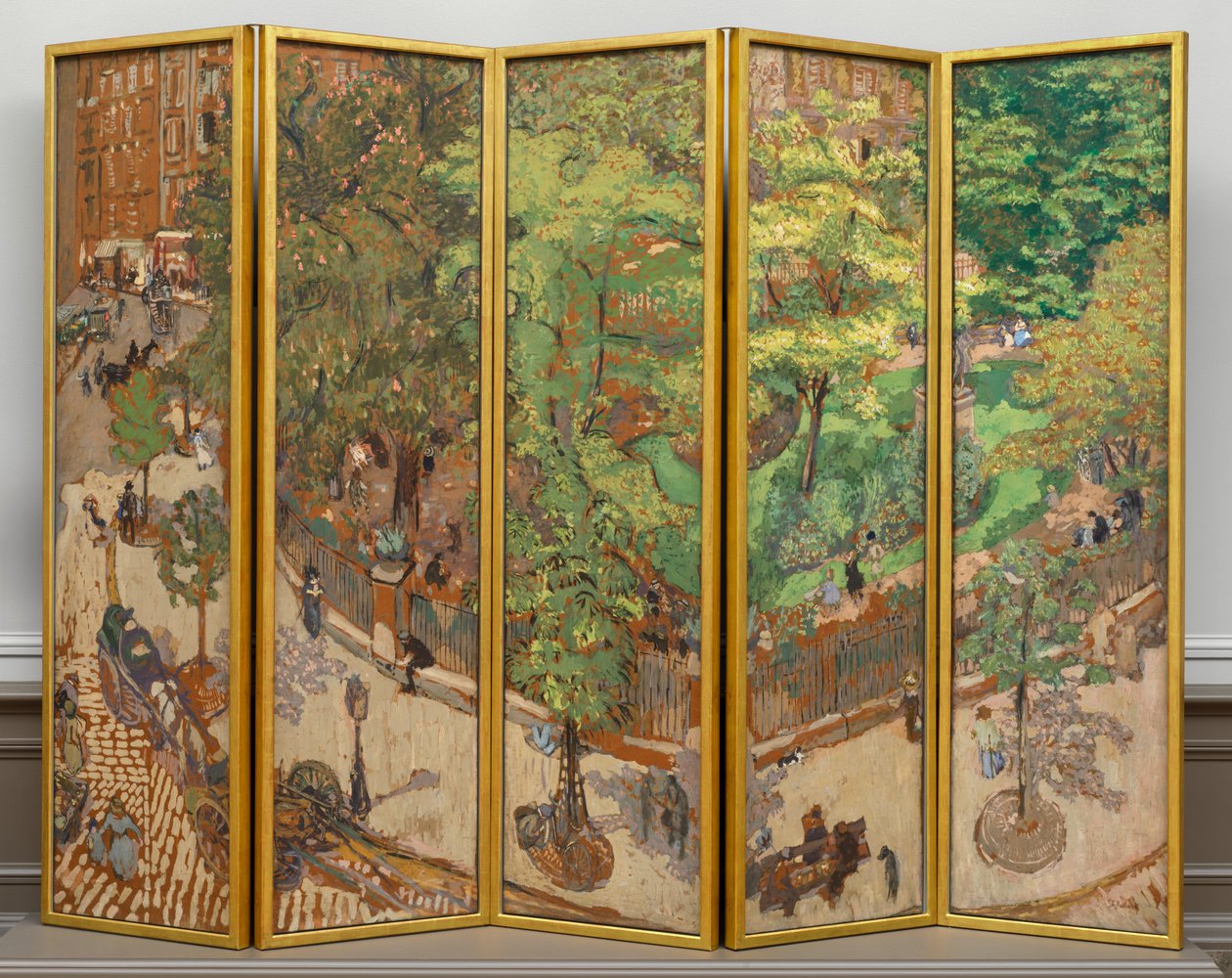 Place Vintimille door Edouard Vuillard