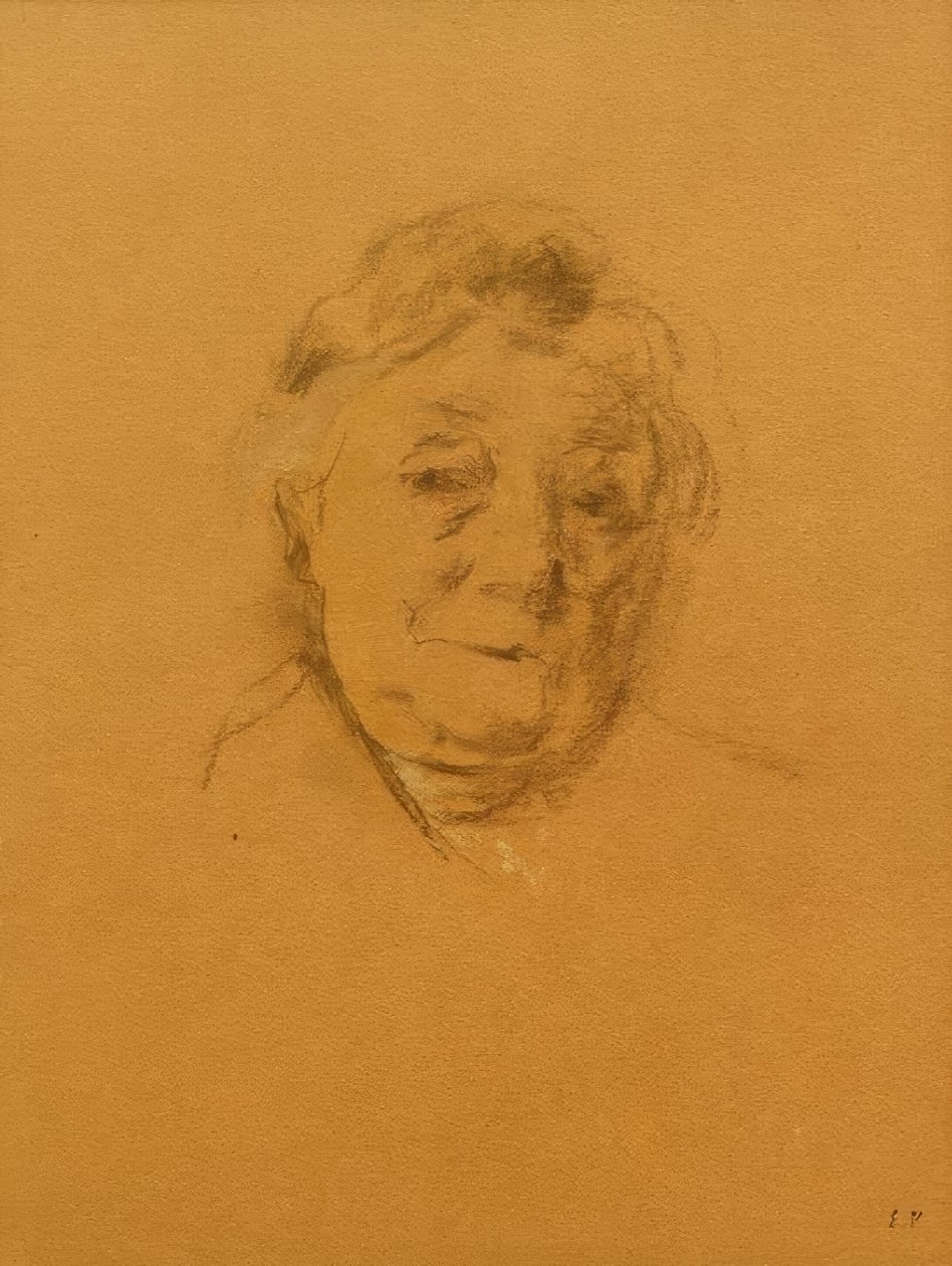 Portret van Madame Bénard van voren door Edouard Vuillard