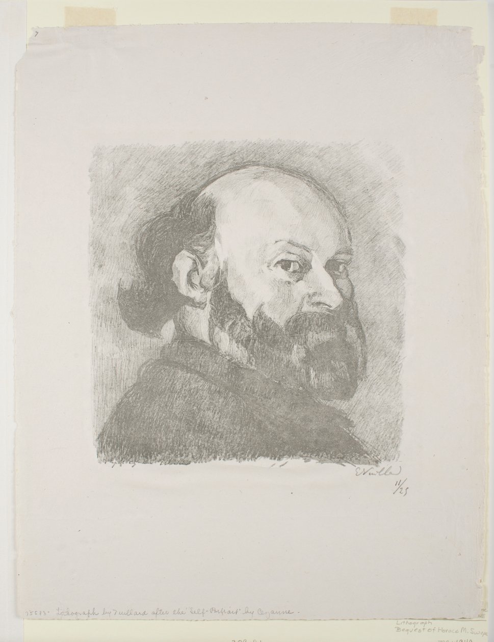 Portret van Cézanne door Edouard Vuillard