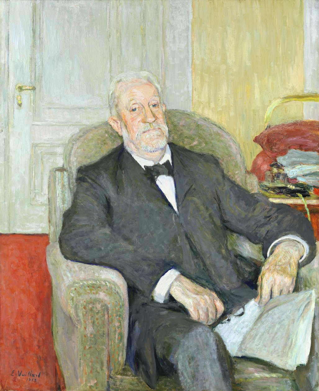 Senator Eduard Wilhelm Ludwig Heinrich Roscher door Edouard Vuillard
