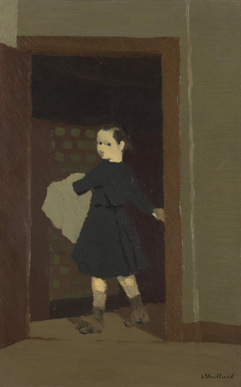 Het kind bij de deur door Edouard Vuillard