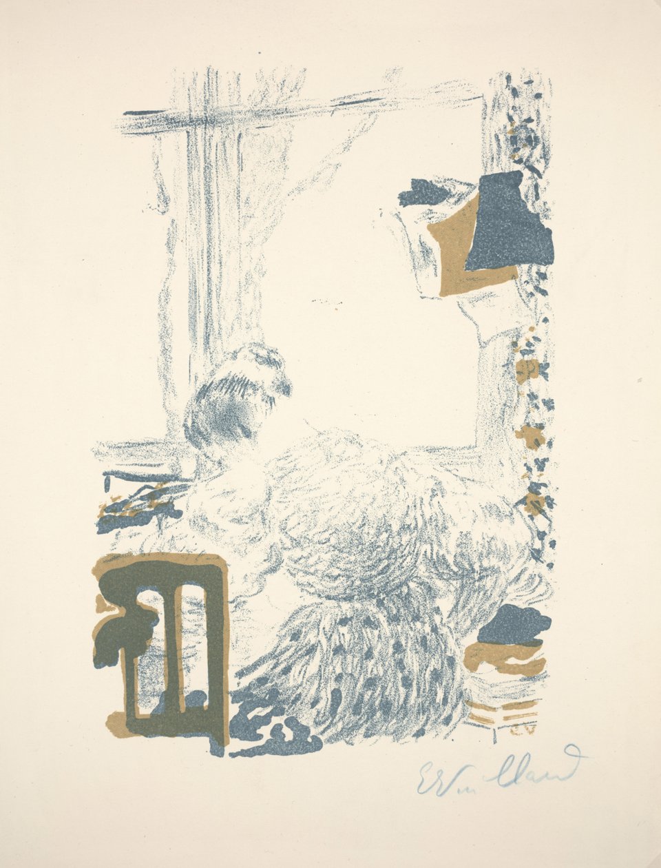 De Kleermaakster door Edouard Vuillard