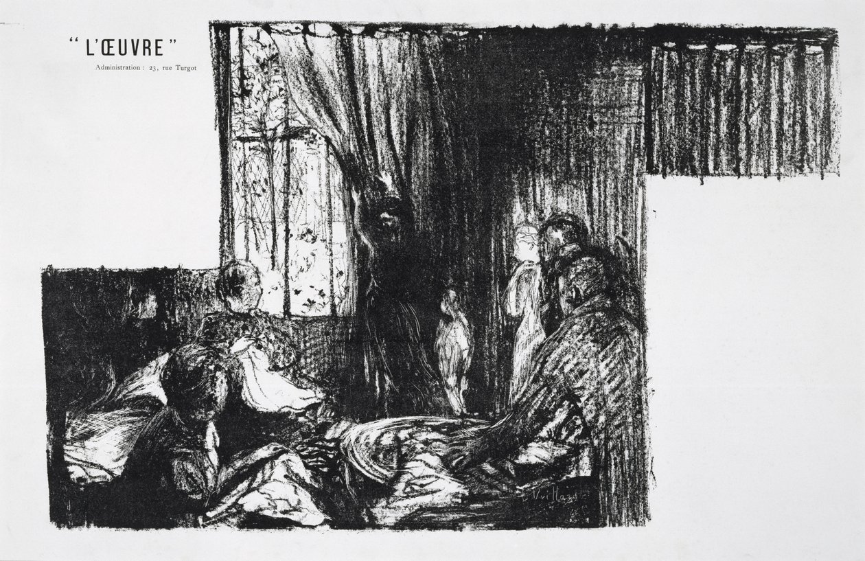 De zuilen van de samenleving, 1896 door Edouard Vuillard