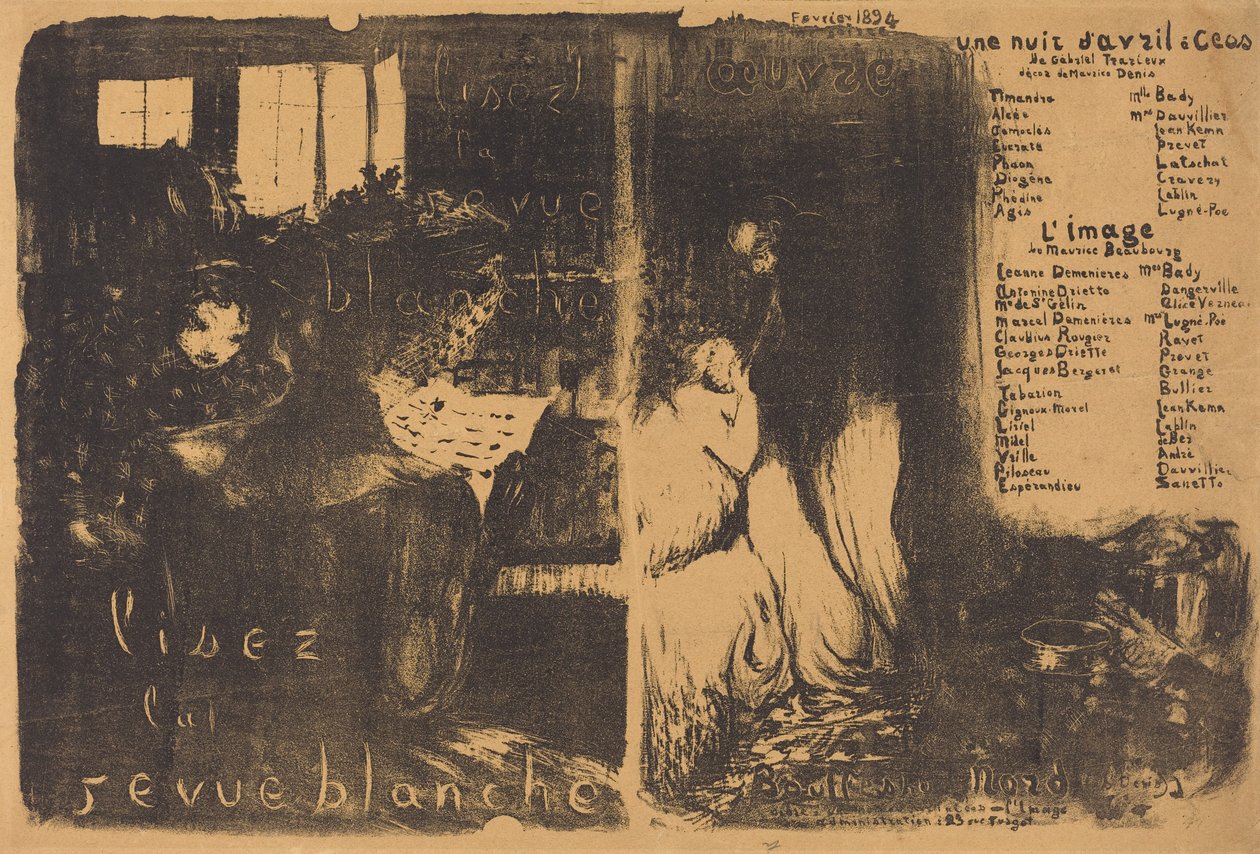 Eine Aprilnacht in Ceos; Das Bild door Edouard Vuillard