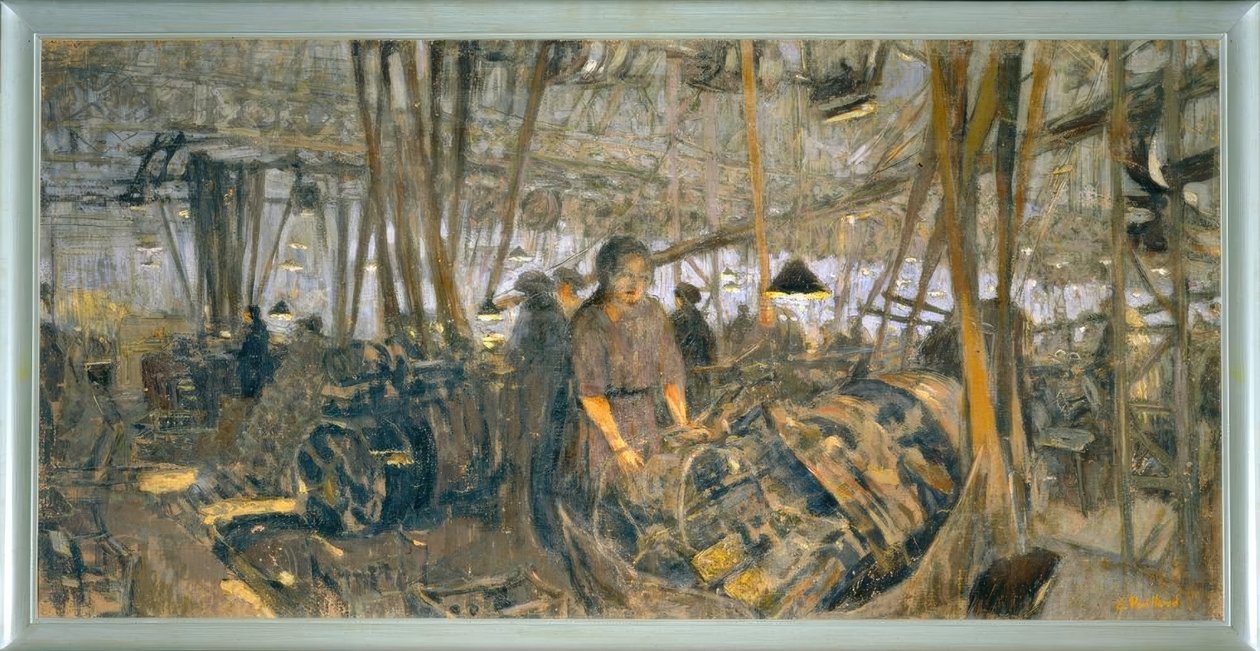 Wapenfabriek in Lyon: de torens door Edouard Vuillard