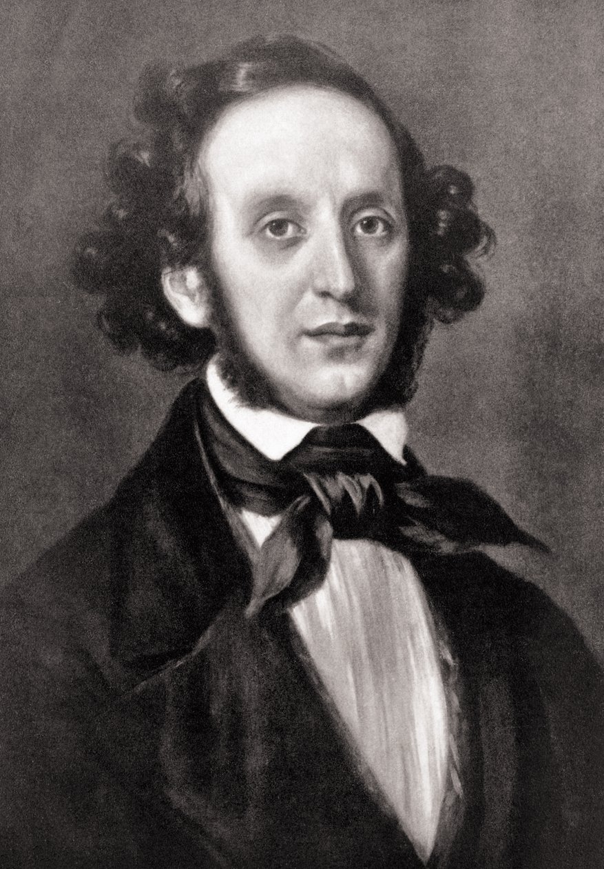 Felix Mendelssohn door Eduard Magnus