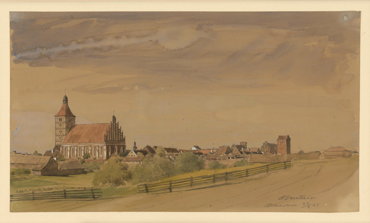 Allenstein door Eduard Gaertner