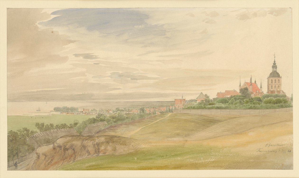 Frauenburg door Eduard Gaertner