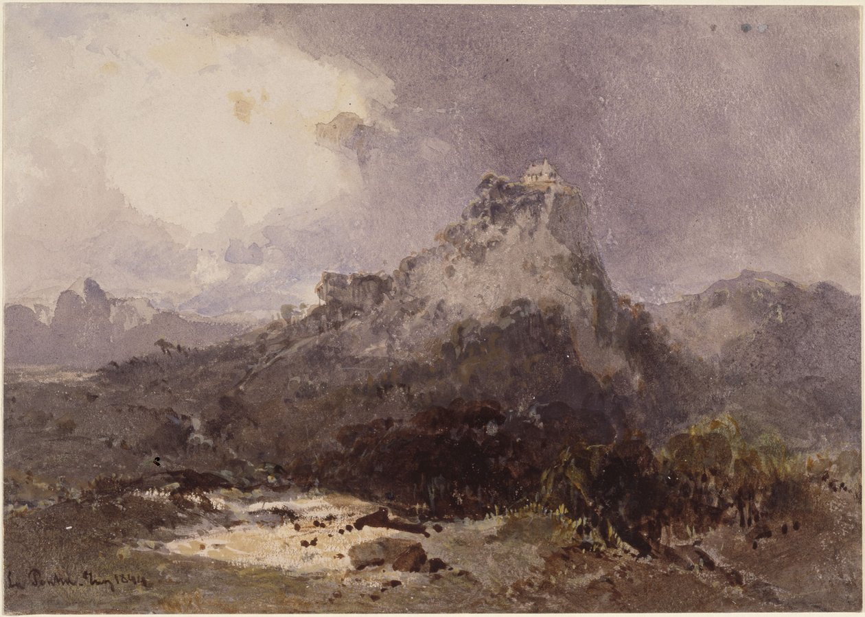 Hooggebergte landschap door Eduard Hildebrandt