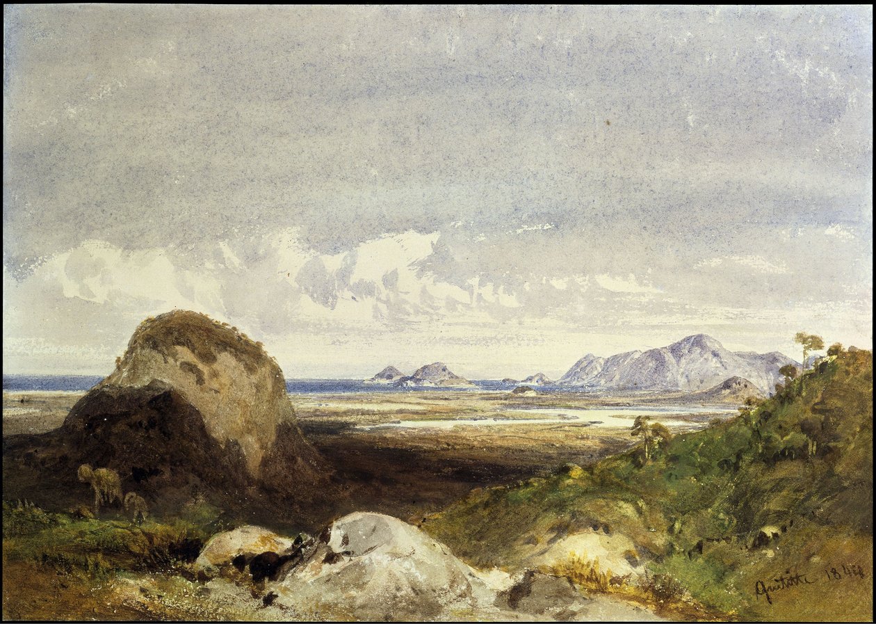 Kustlandschap door Eduard Hildebrandt