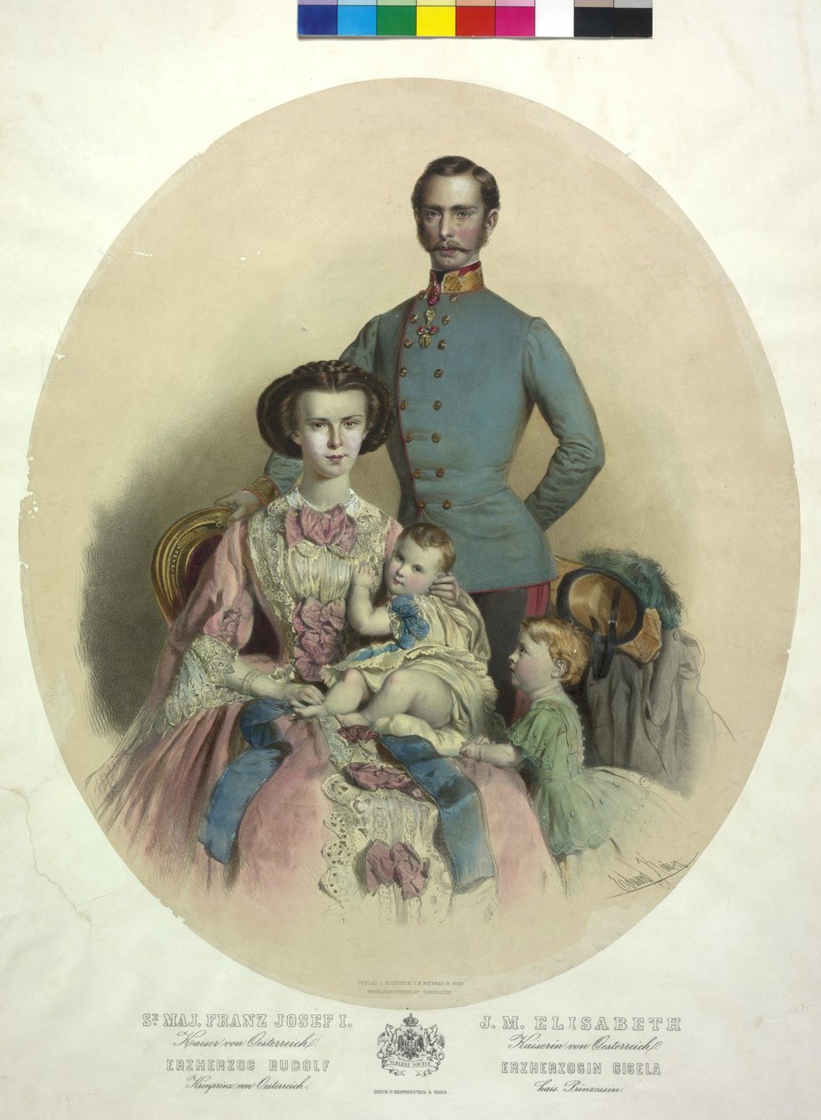 Keizer van Oostenrijk Franz Joseph I door Eduard Kaiser