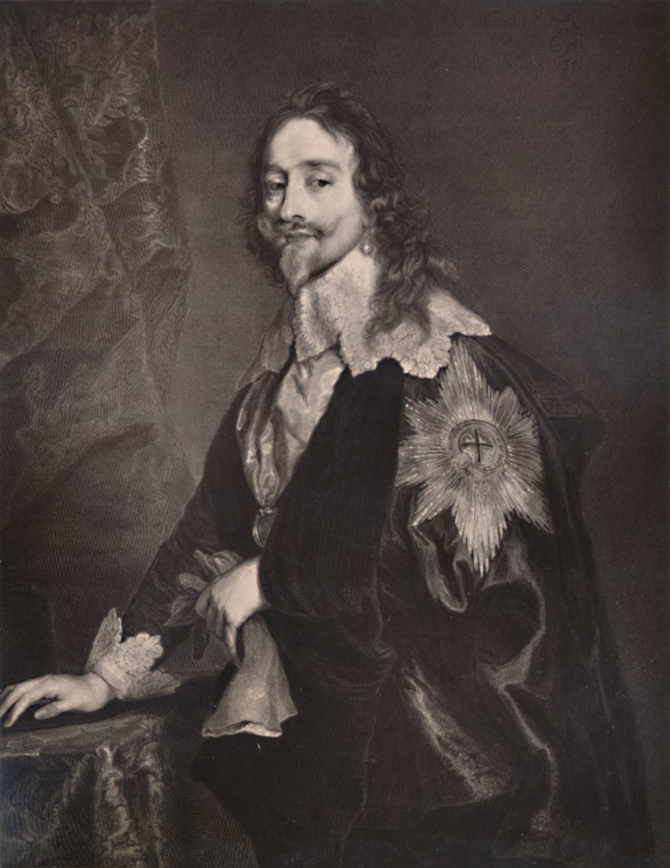 Karel I, koning van Groot-Brittannië en Ierland door Eduard Mandel