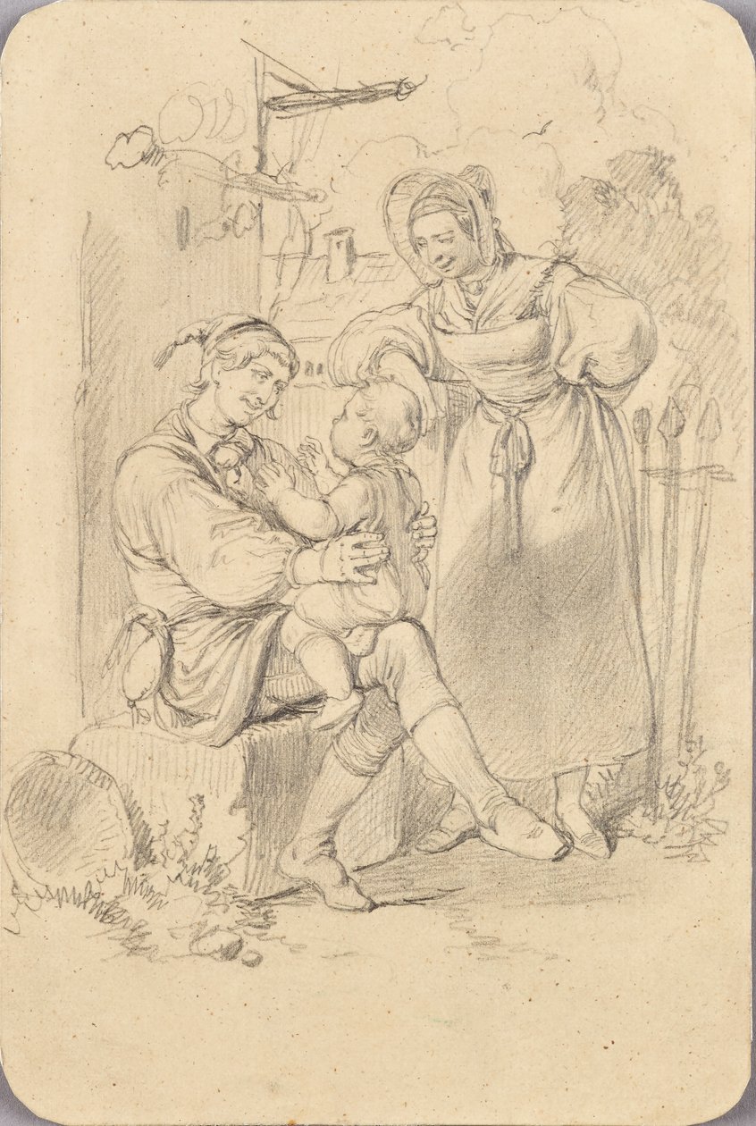 De gelukkige familie door Eduard Ritter