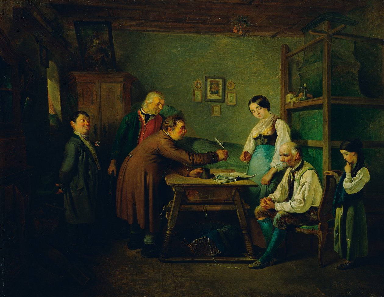 Het contract door Eduard Swoboda