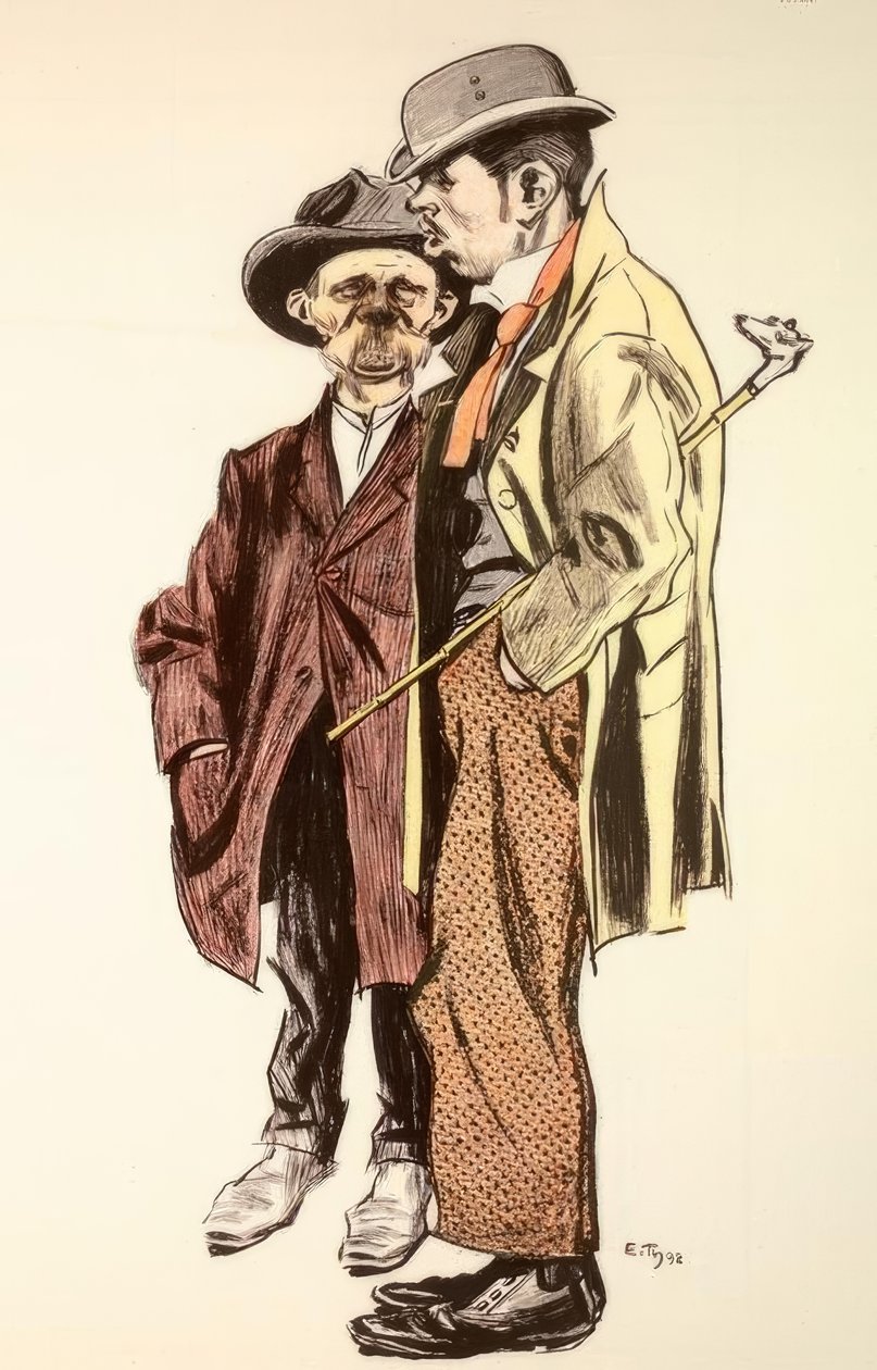 De parvenu door Eduard Thöny
