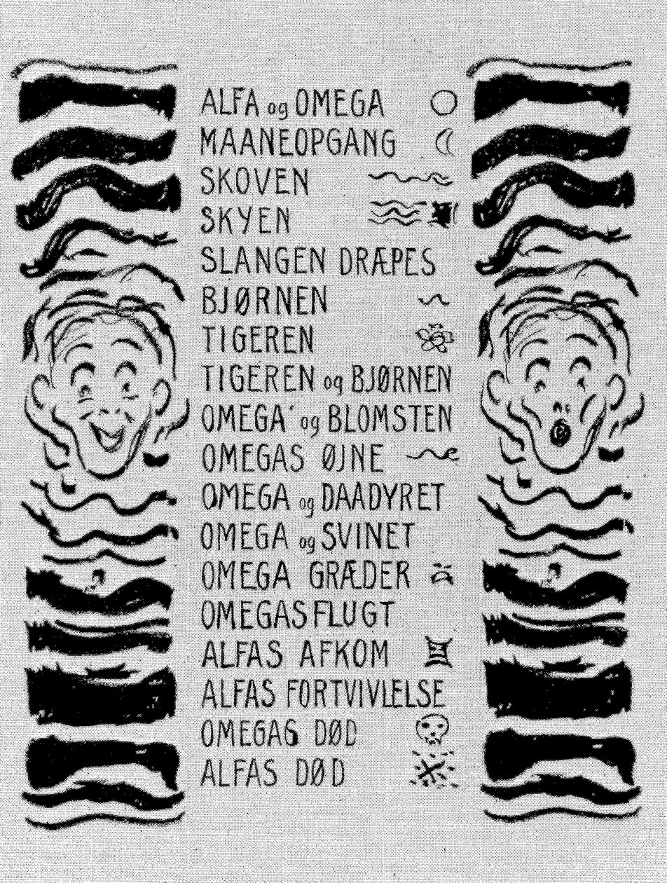 Alpha en Omega door Edvard Munch