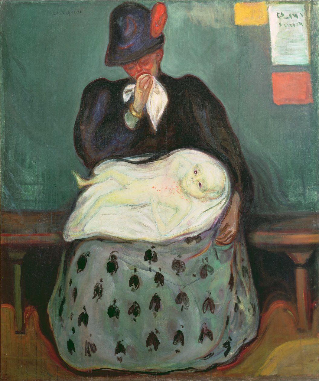 Erfenis, 1897-99 door Edvard Munch