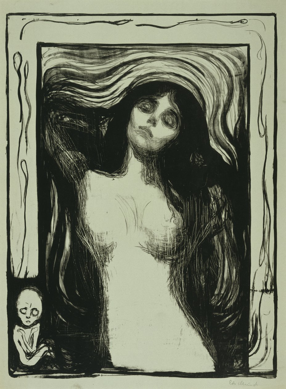 Madonna door Edvard Munch