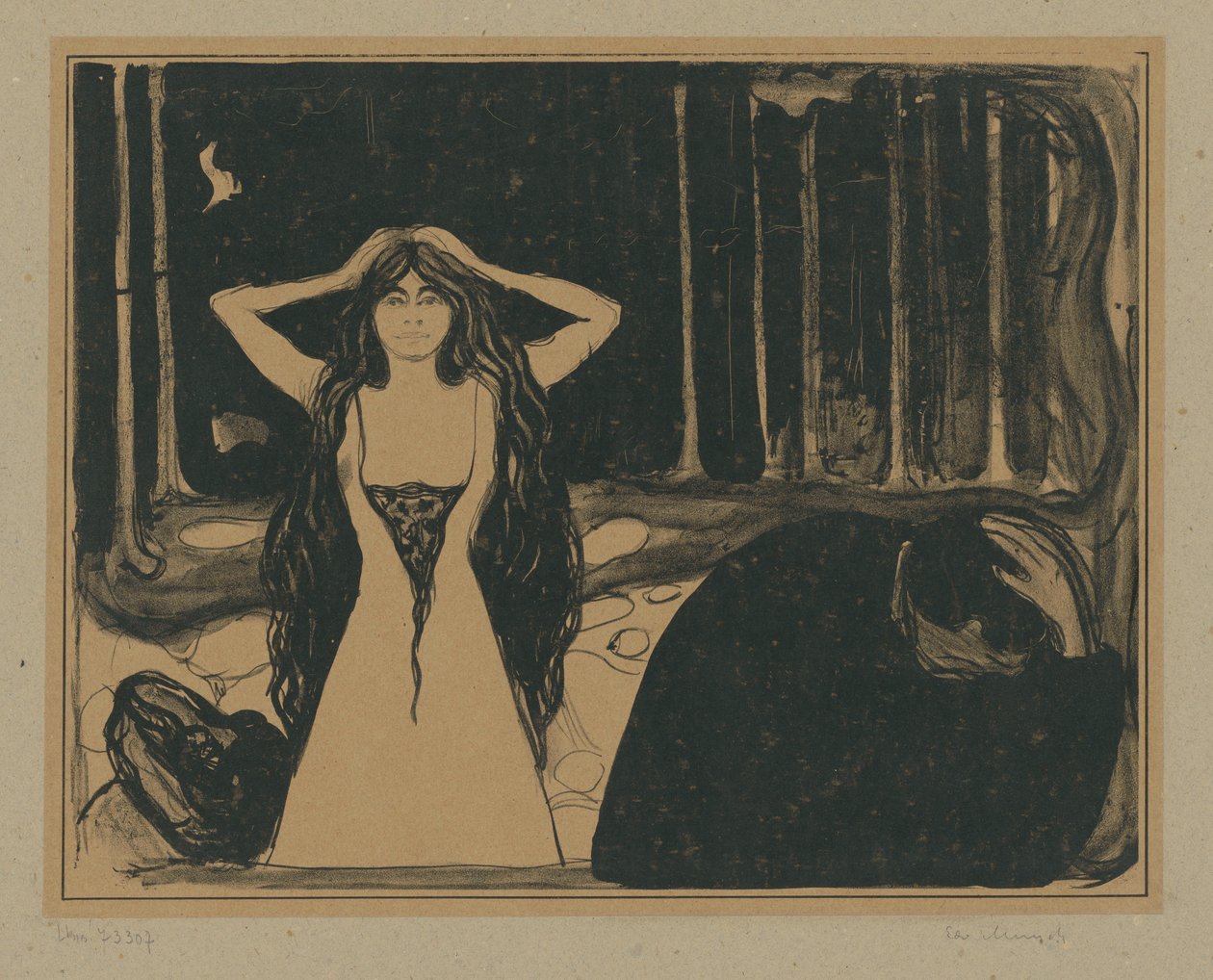 As II (Na de zondeval) door Edvard Munch