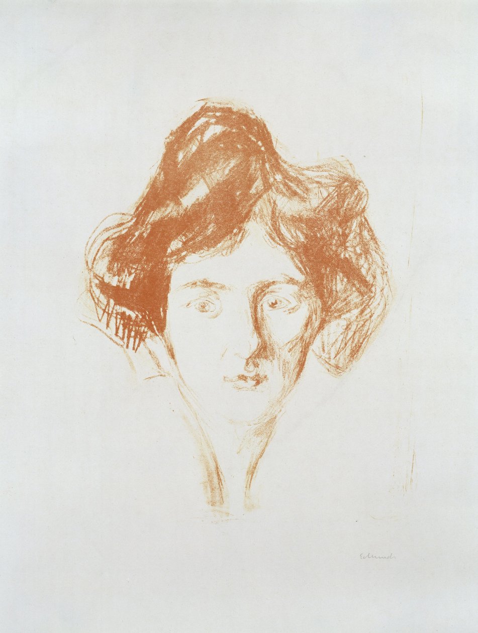 Het Berlijnse model door Edvard Munch