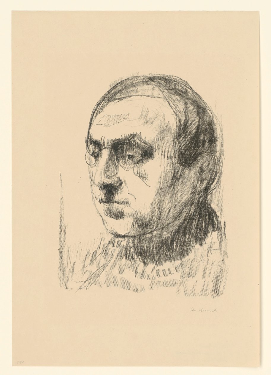 Christian Gierløff door Edvard Munch