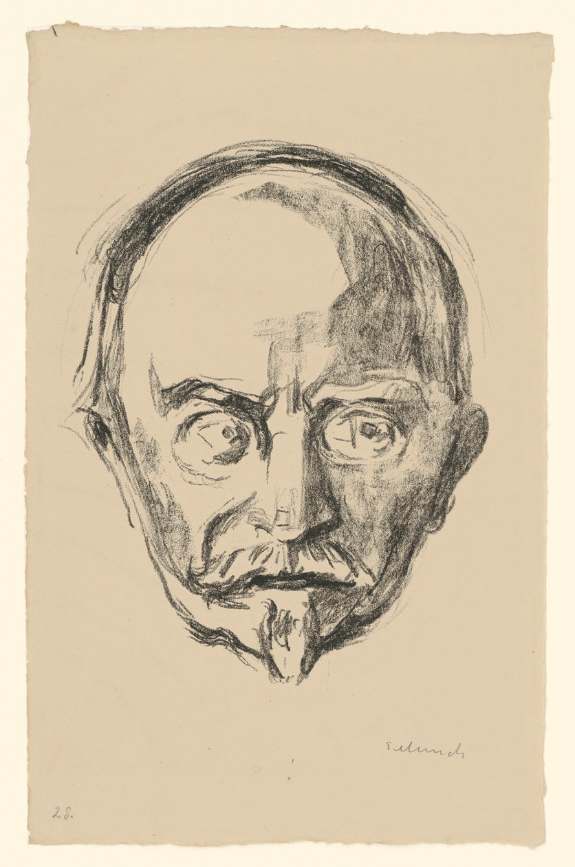Christian Sinding door Edvard Munch