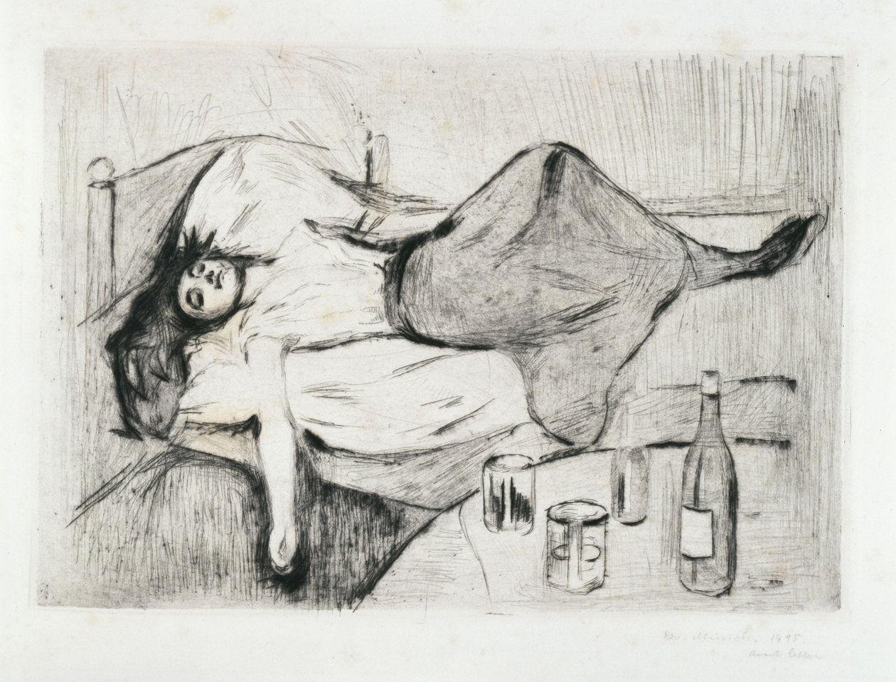 De dag erna door Edvard Munch