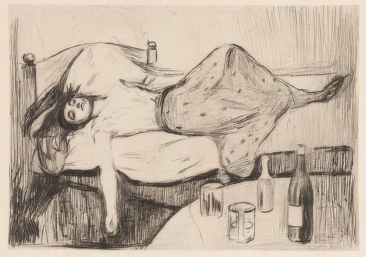 De dag daarna door Edvard Munch