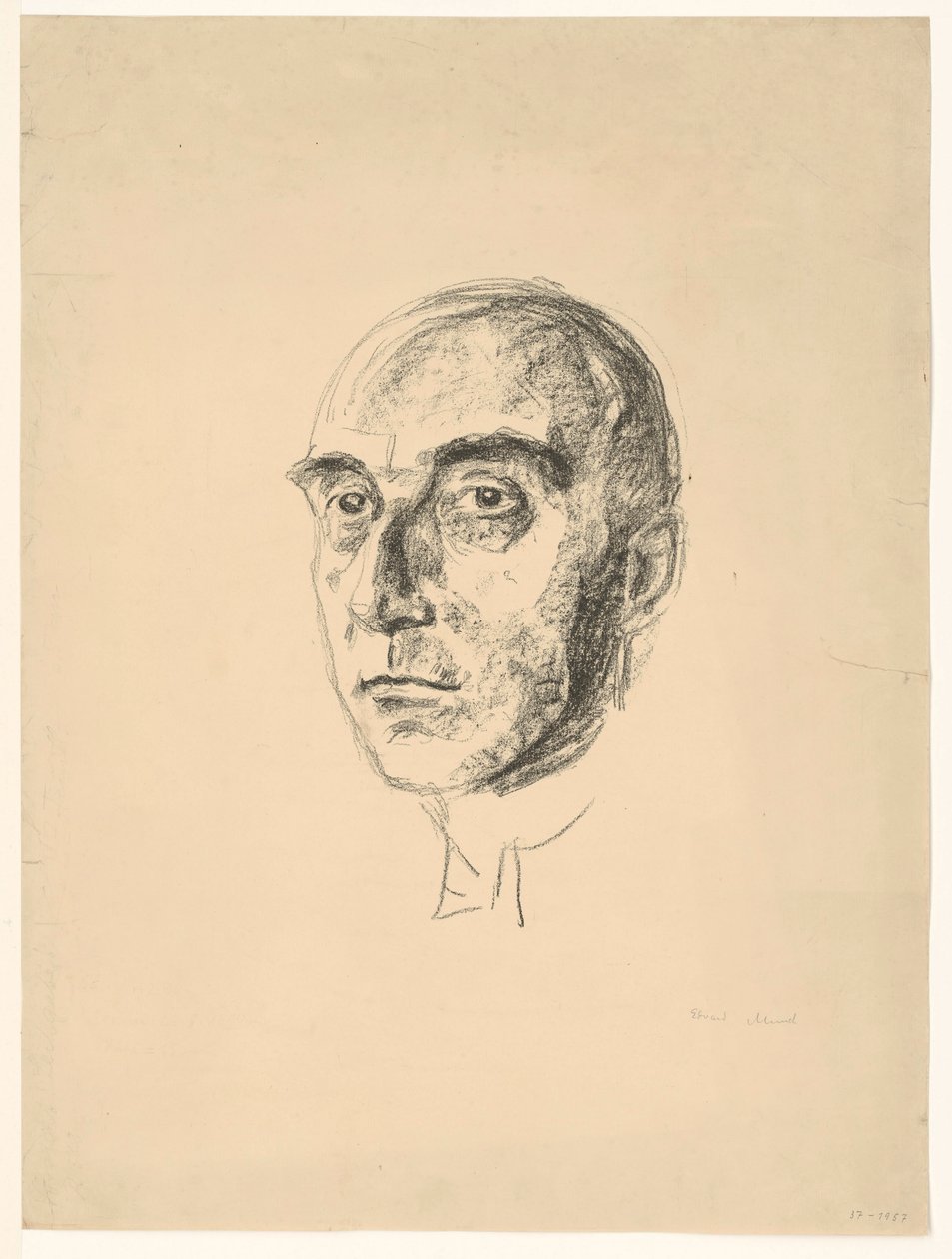 Dr. Ludwig Justi door Edvard Munch
