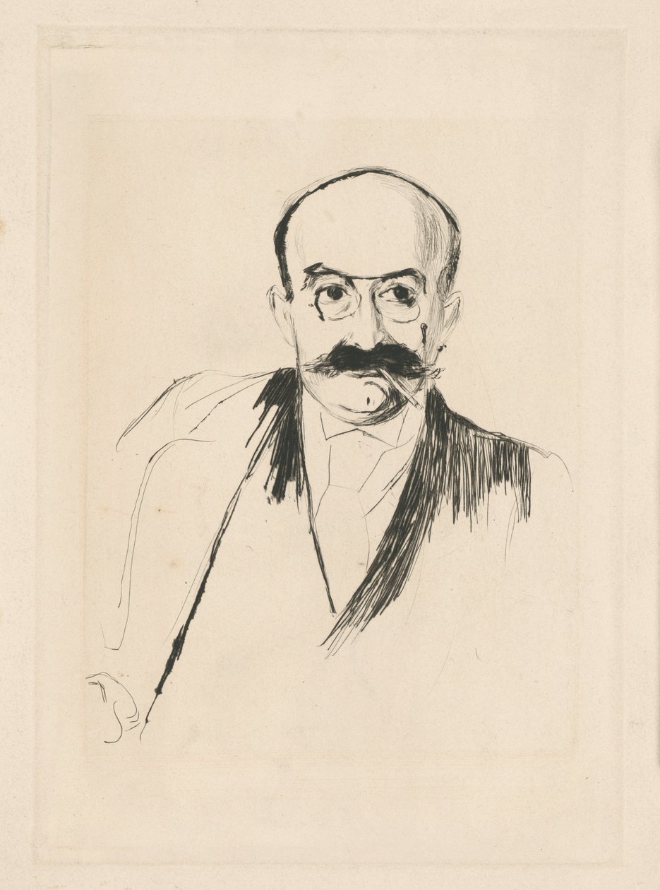 Dr. Max Asch door Edvard Munch