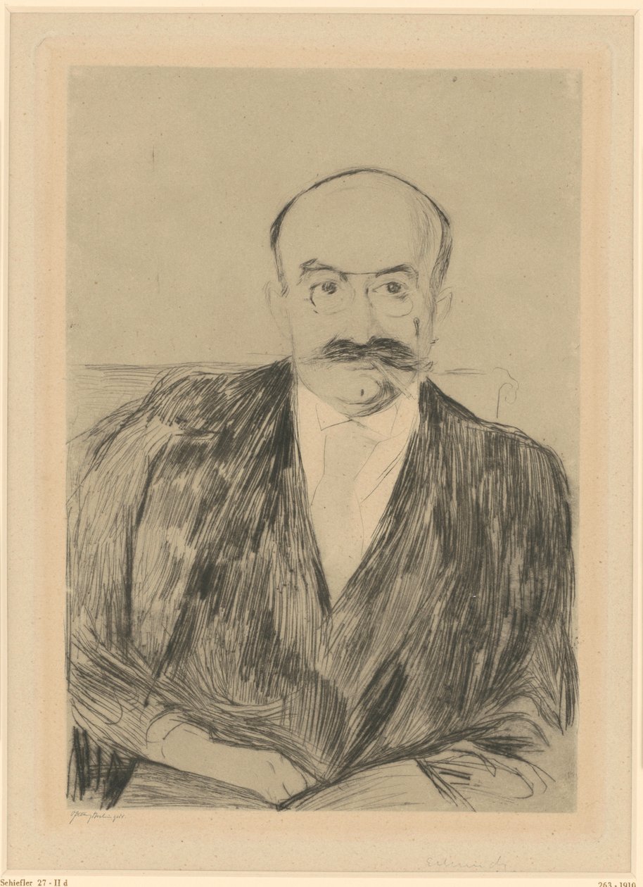 Dr. Max Asch door Edvard Munch