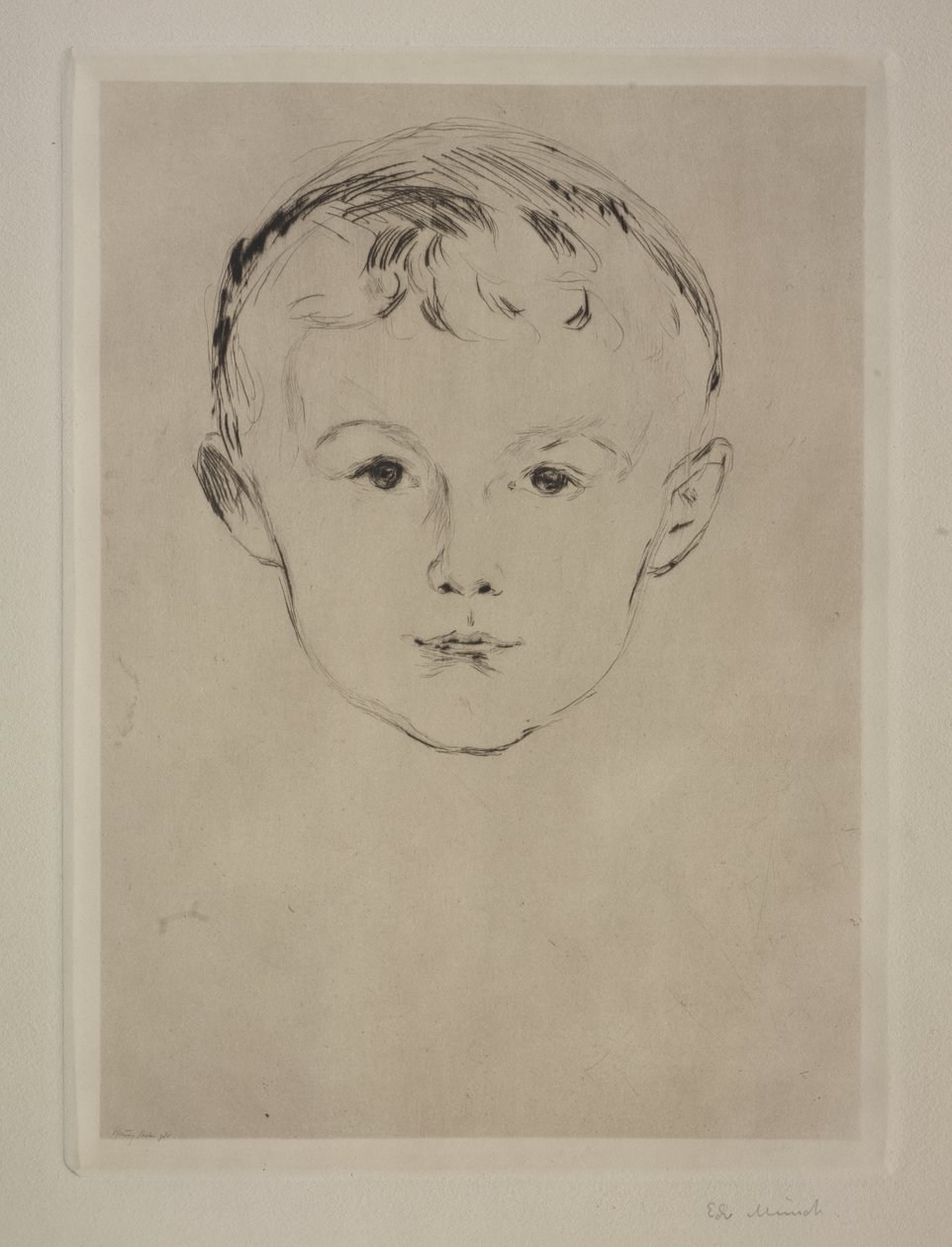 Uit het huis van Max Linde: Theodor Linde door Edvard Munch