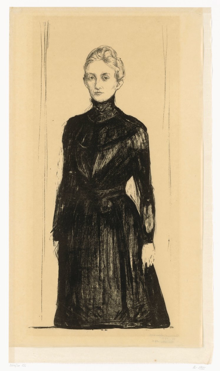 Marie Linde door Edvard Munch