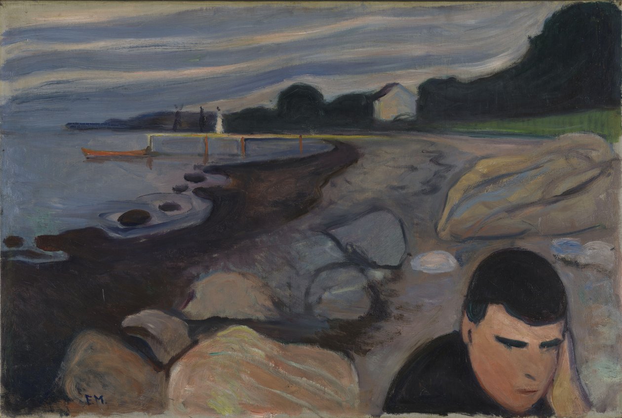 Melancholie. door Edvard Munch