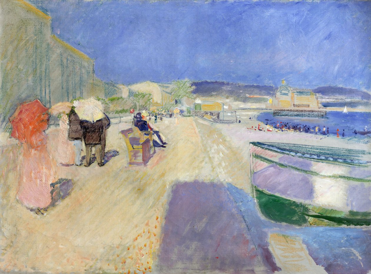Promenade des Anglais door Edvard Munch