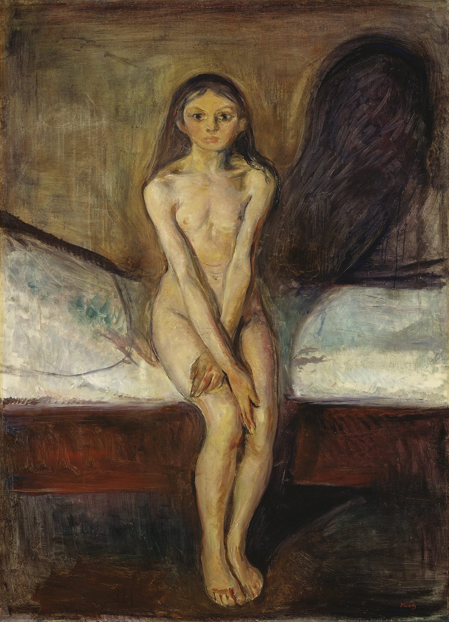 Puberteit door Edvard Munch