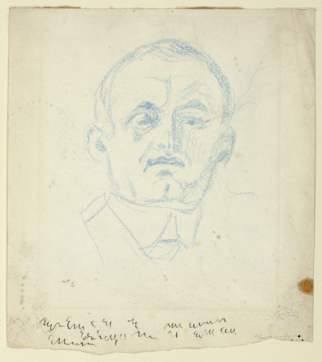 Zelfportret door Edvard Munch