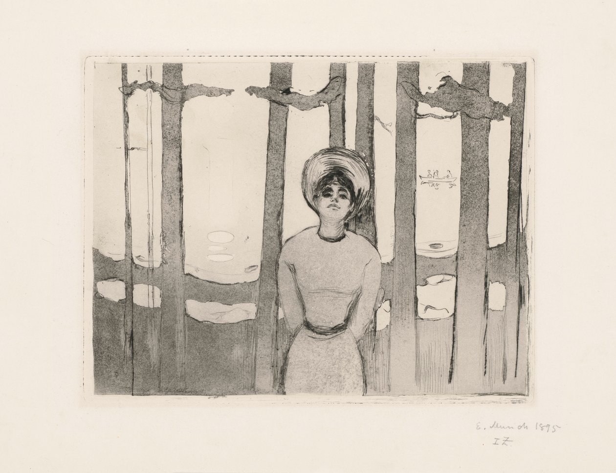 Zomernacht. De stem door Edvard Munch