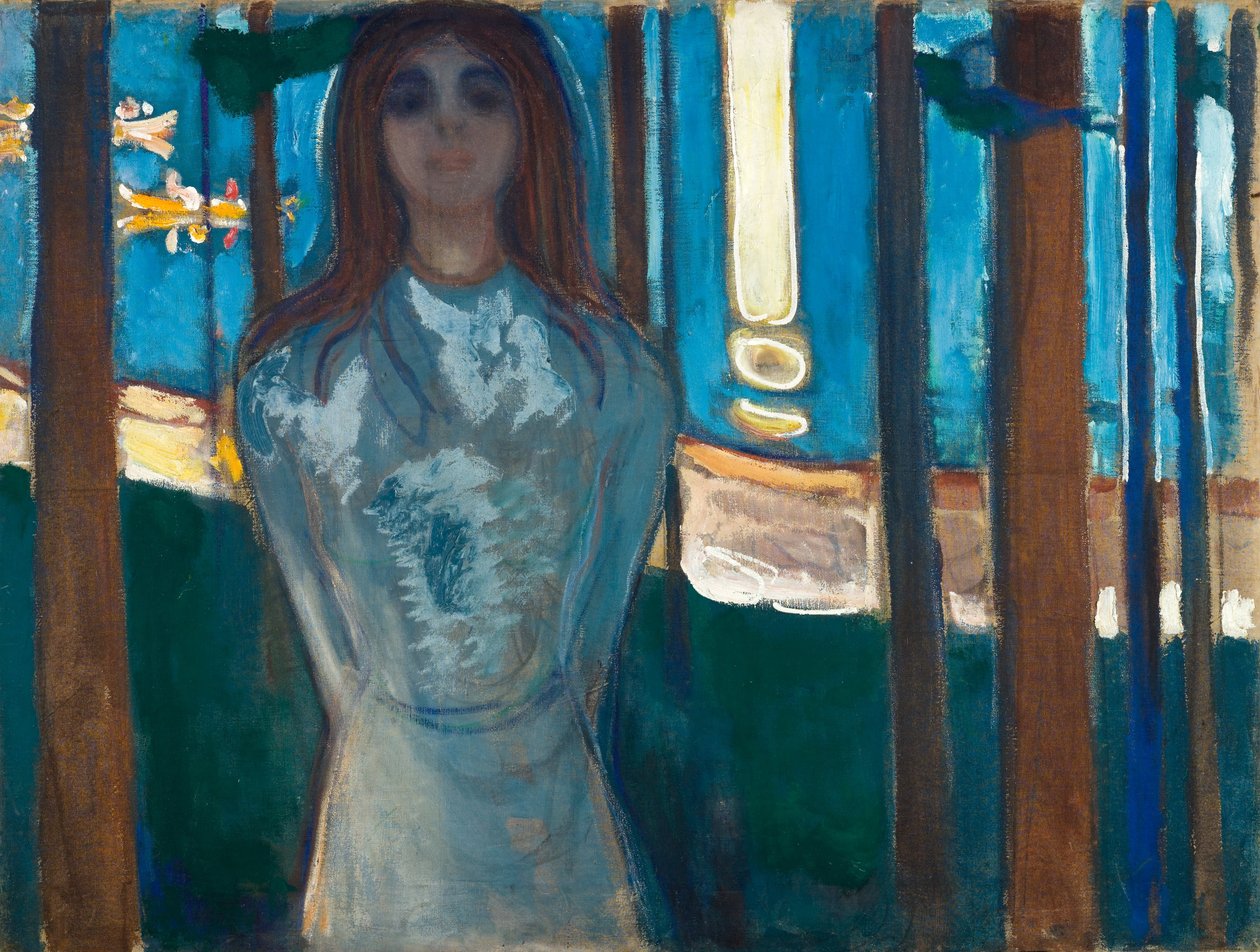 Zomernacht. De stem door Edvard Munch