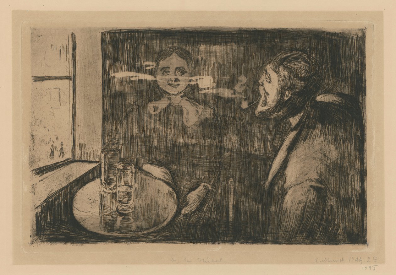 Tête-à-Tête (gesprek) door Edvard Munch
