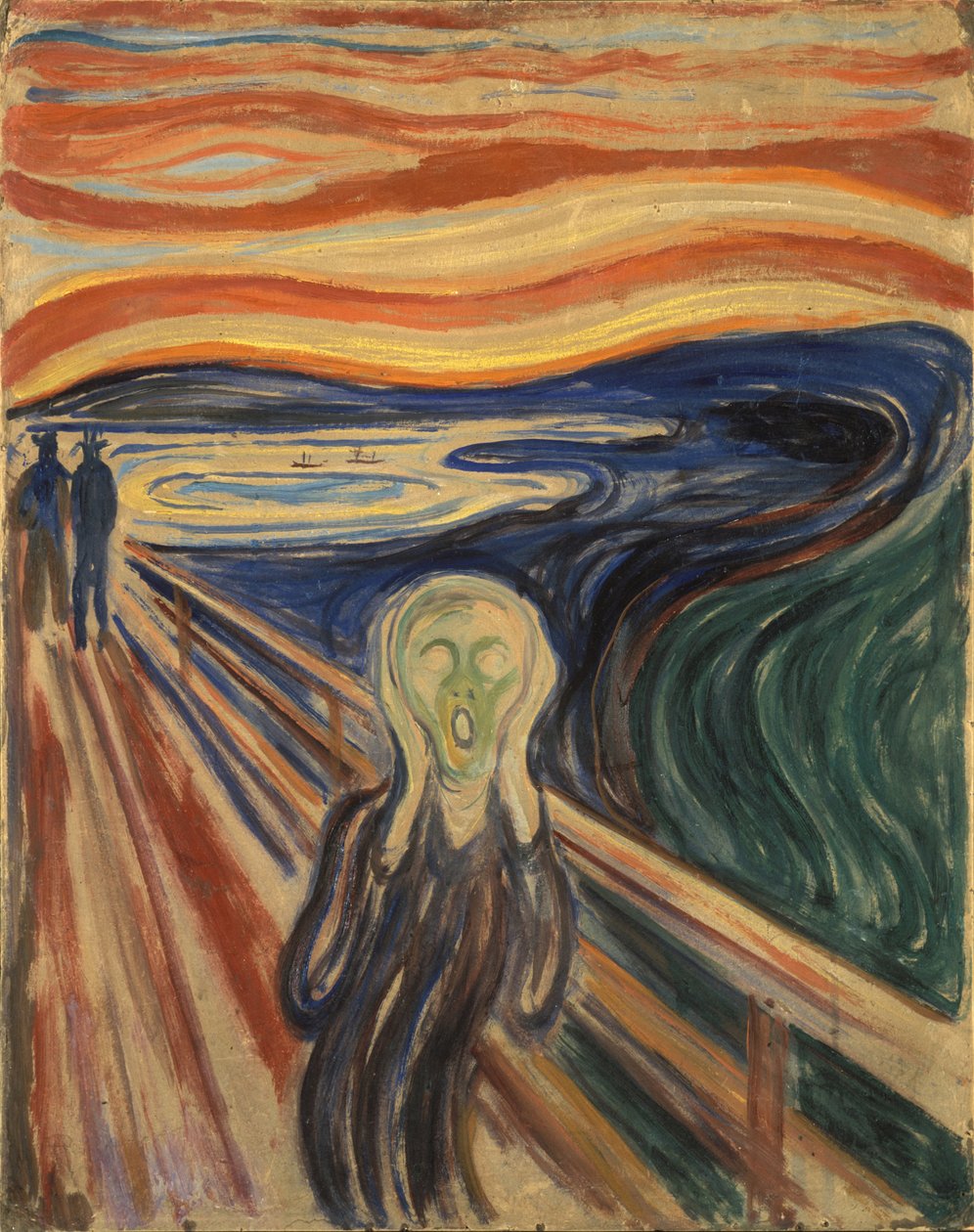 De Schreeuw door Edvard Munch