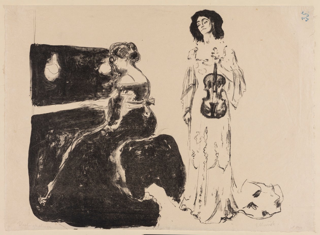 Vioolconcert door Edvard Munch