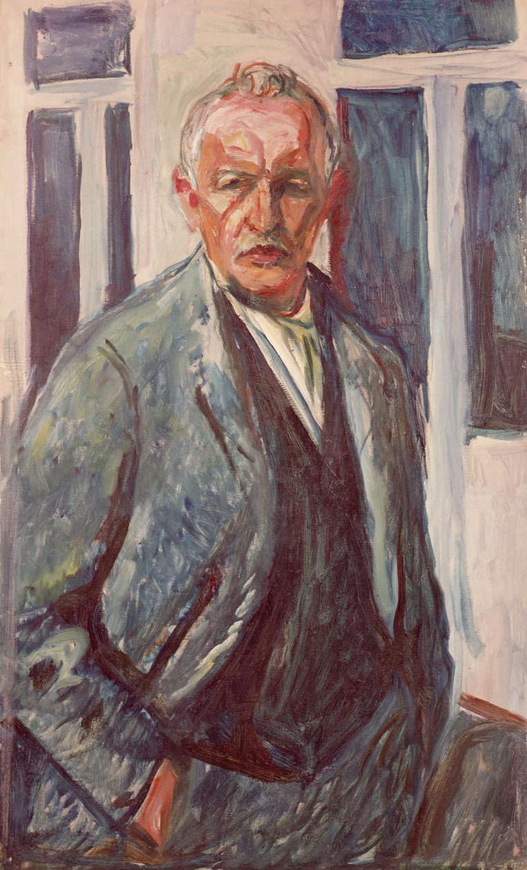 Met beide handen in de broekzakken door Edvard Munch