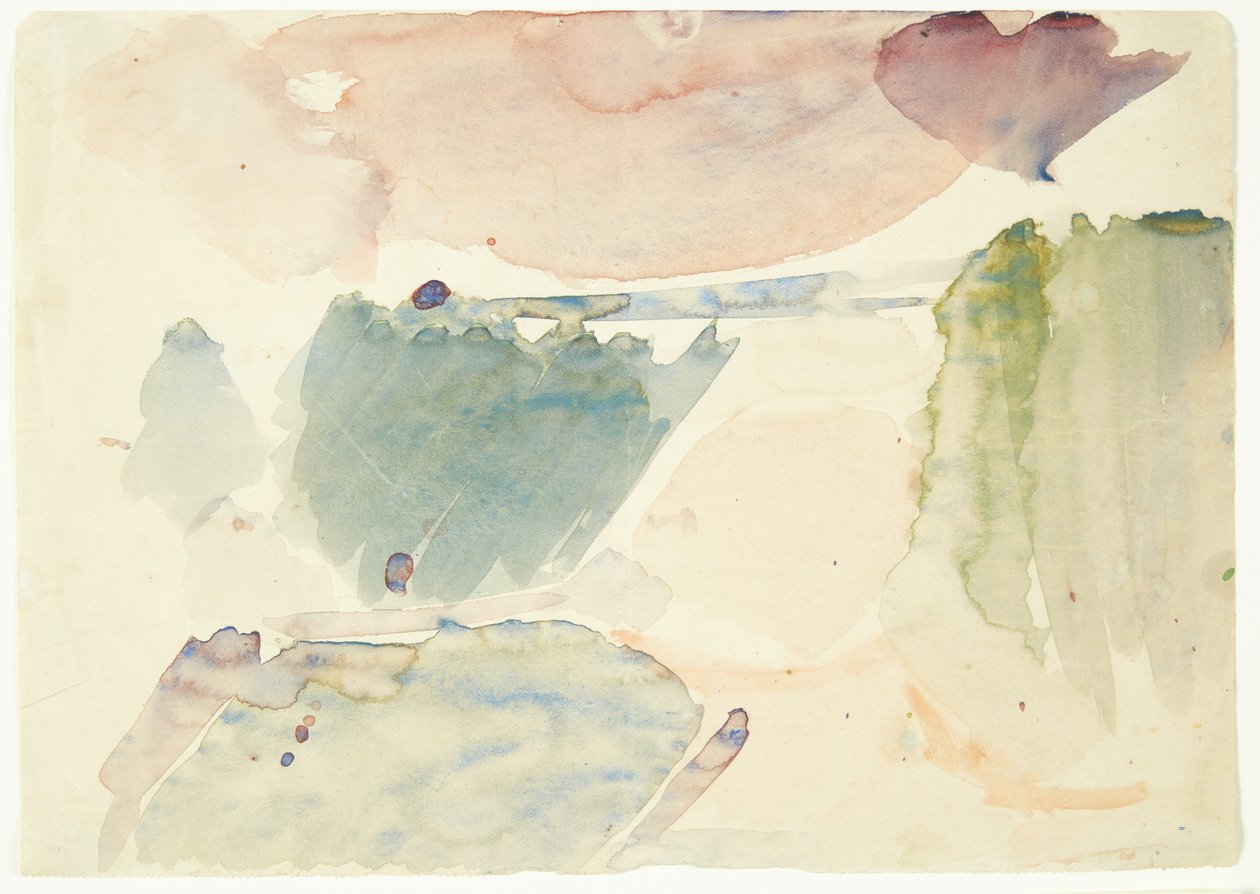 Kleurstudie voor het Langelinie-schilderij door Edvard Weie