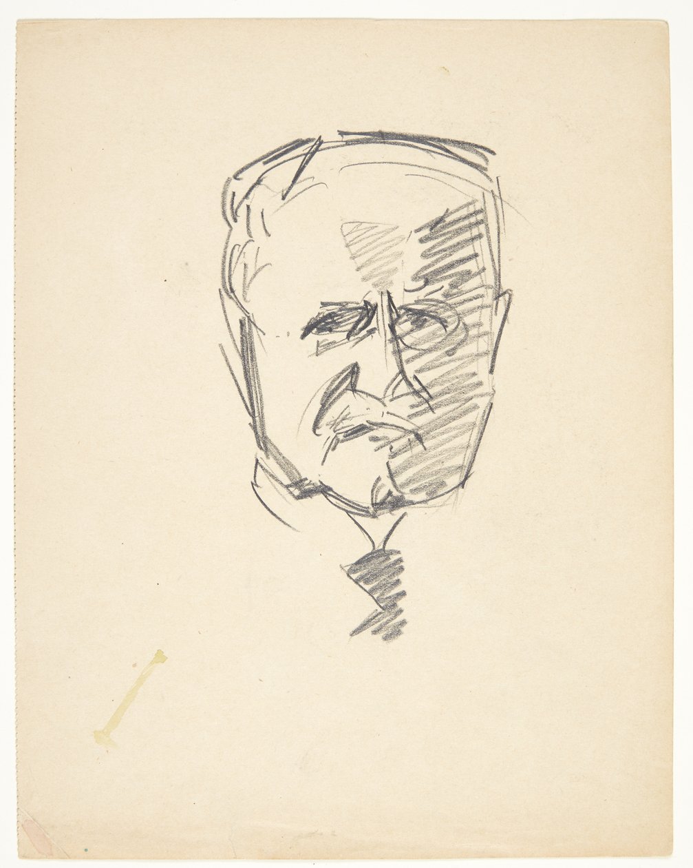 Studie voor portret van dr.med. Carl Lorentzen (1860-1932) door Edvard Weie
