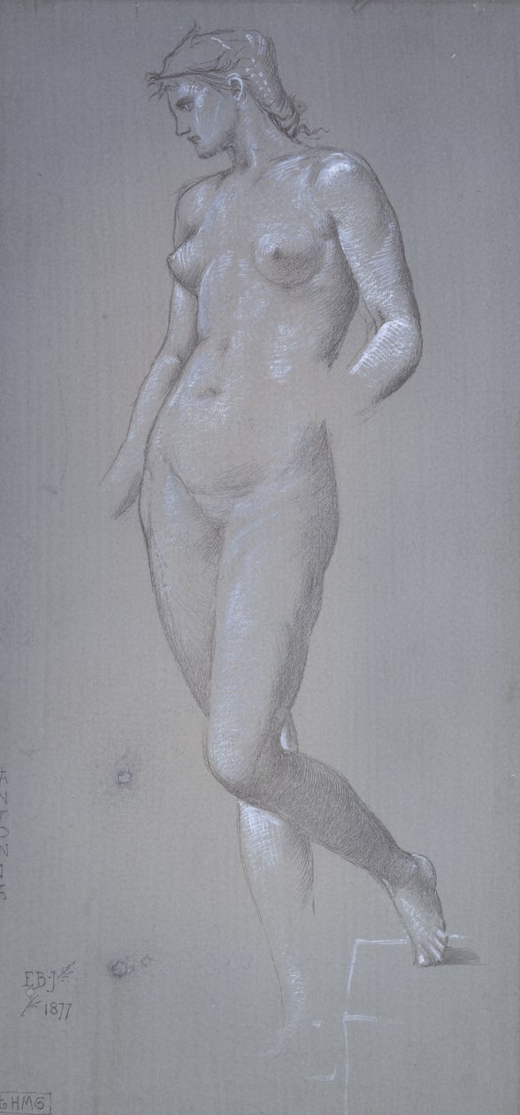 Antonia, 1877 door Edward Burne Jones